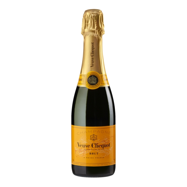 Veuve Clicquot Champagne - Yellow Label - Half - Brut - Pinot Noir - Luxury Limited Edition - 375 ml