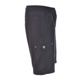 C.P. Company - Fleece Bermuda - Blue - Trousers - Luxury Exclusive Collection