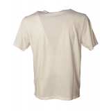 C.P. Company - Crewneck T-Shirt with Maxi Pocket - White - Luxury Exclusive Collection