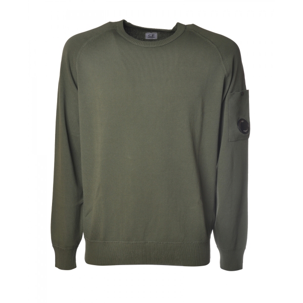 C.P. Company - Crepe Made of Cotton Crepe - Green - Sweater - Luxury Exclusive Collection