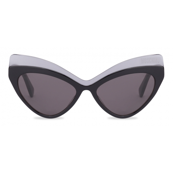 Moschino - Occhiali da Sole con Lenti Triangolari - Grigio Scuro - Moschino Eyewear