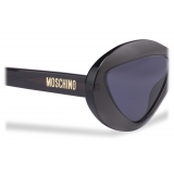 Moschino - Cat-Eye Sunglasses in Acetate - Black - Moschino Eyewear