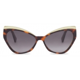 Moschino - Tortoiseshell Cat Eye Sunglasses - Brown - Moschino Eyewear
