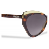 Moschino - Tortoiseshell Cat Eye Sunglasses - Brown - Moschino Eyewear