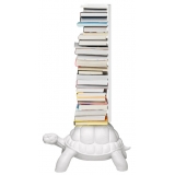 Qeeboo - Turtle Carry Bookcase - White - Qeeboo Bookcase by Marcantonio - Furnishing - Home