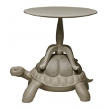 Qeeboo - Turtle Carry Coffee Table - Dove Grey - Qeeboo Coffee Table by Marcantonio - Furnishing - Home