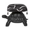 Qeeboo - Turtle Carry Pouf - Nero - Pouf Qeeboo by Marcantonio - Arredo - Casa