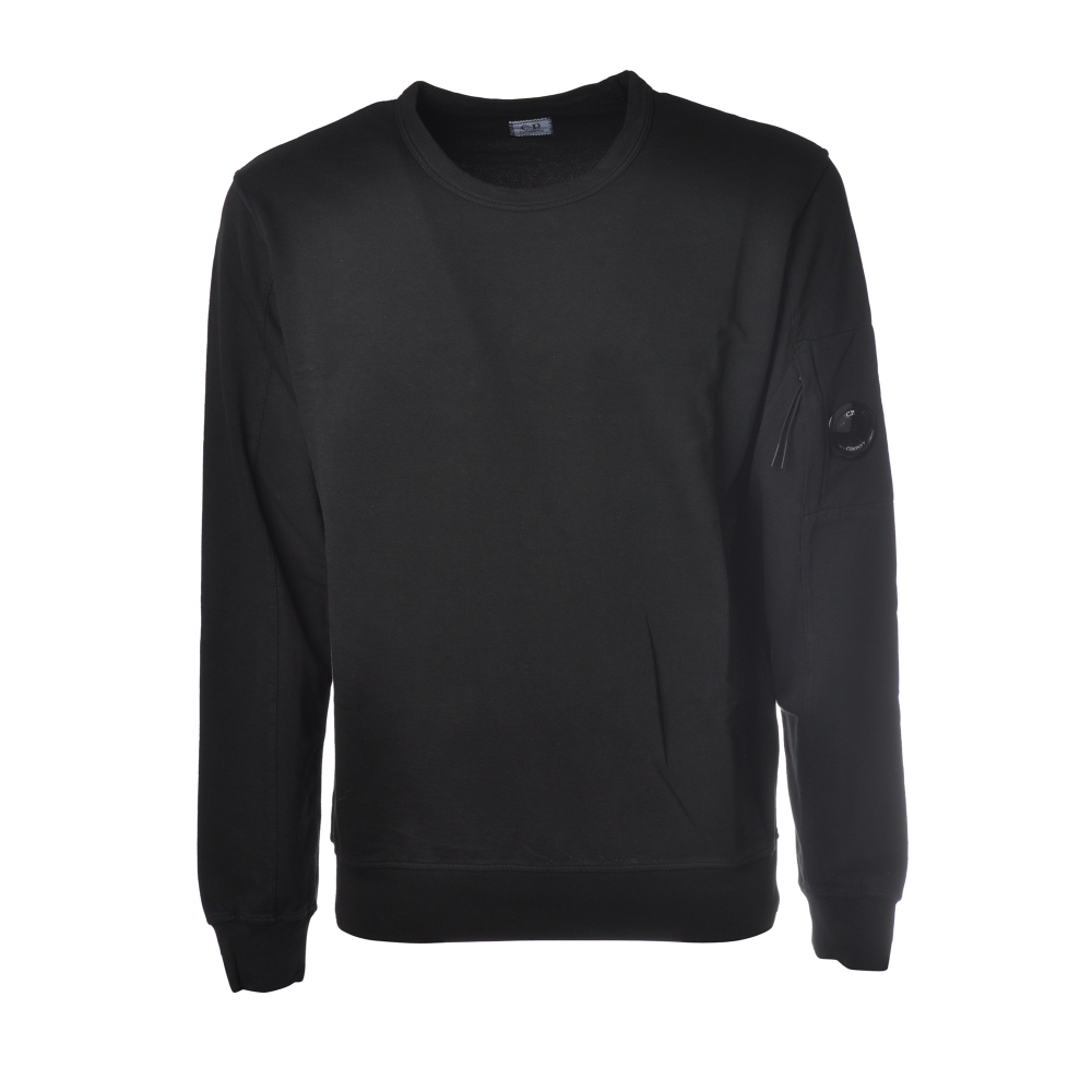 C.P. Company - Crewneck Sweatshirt with Logo - Black - Luxury Exclusive Collection