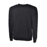 C.P. Company - Crewneck Sweatshirt with Logo - Blue - Luxury Exclusive Collection