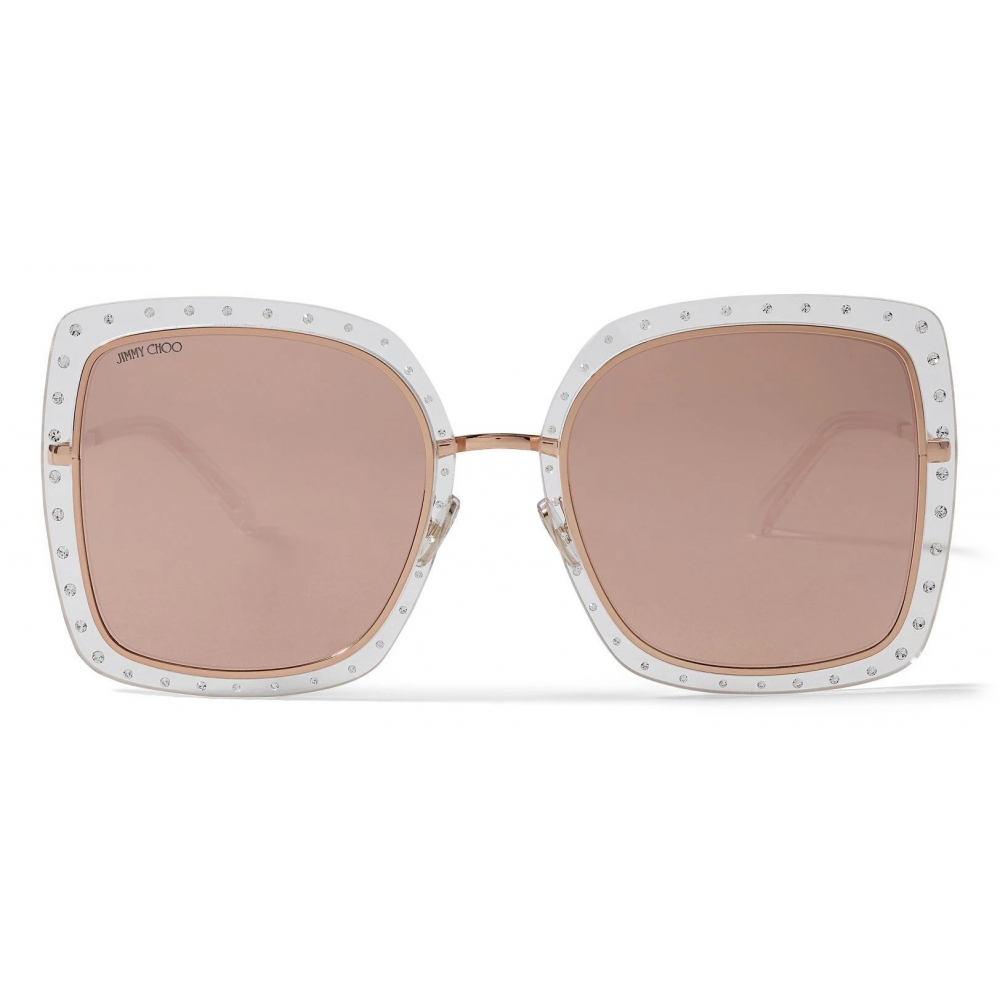 Jimmy Choo - Dany - Copper Gold Square-Frame Sunglasses - Jimmy Choo Eyewear