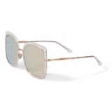 Jimmy Choo - Dany - Copper Gold Square-Frame Sunglasses - Jimmy Choo Eyewear