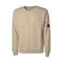 C.P. Company - Crewneck Sweatshirt with Logo - Sandy - Luxury Exclusive Collection