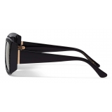 Jimmy Choo - Viv - Black Swarovski Crystal Square-Frame Sunglasses - Jimmy Choo Eyewear