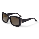 Jimmy Choo - Viv - Black Swarovski Crystal Square-Frame Sunglasses - Jimmy Choo Eyewear