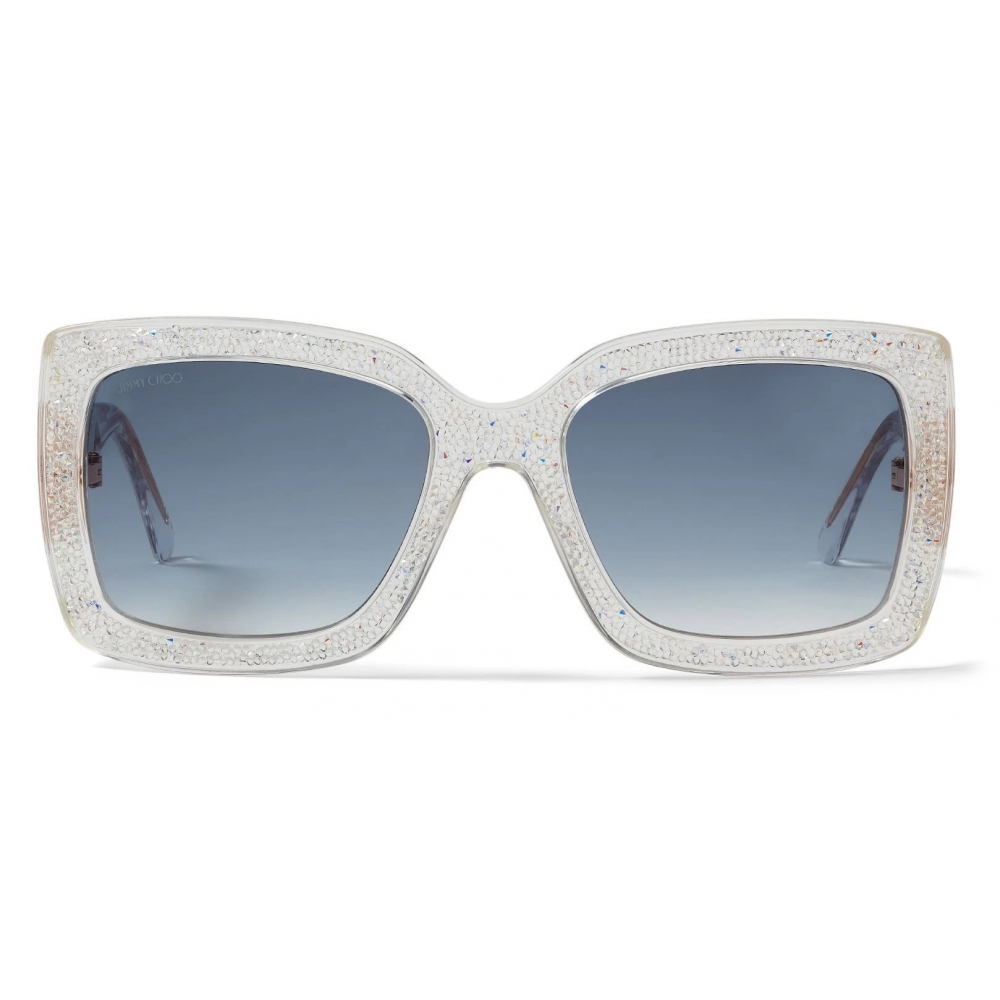 Jimmy Choo - Viv - Swarovski Crystal Square-Frame Sunglasses - Jimmy Choo Eyewear