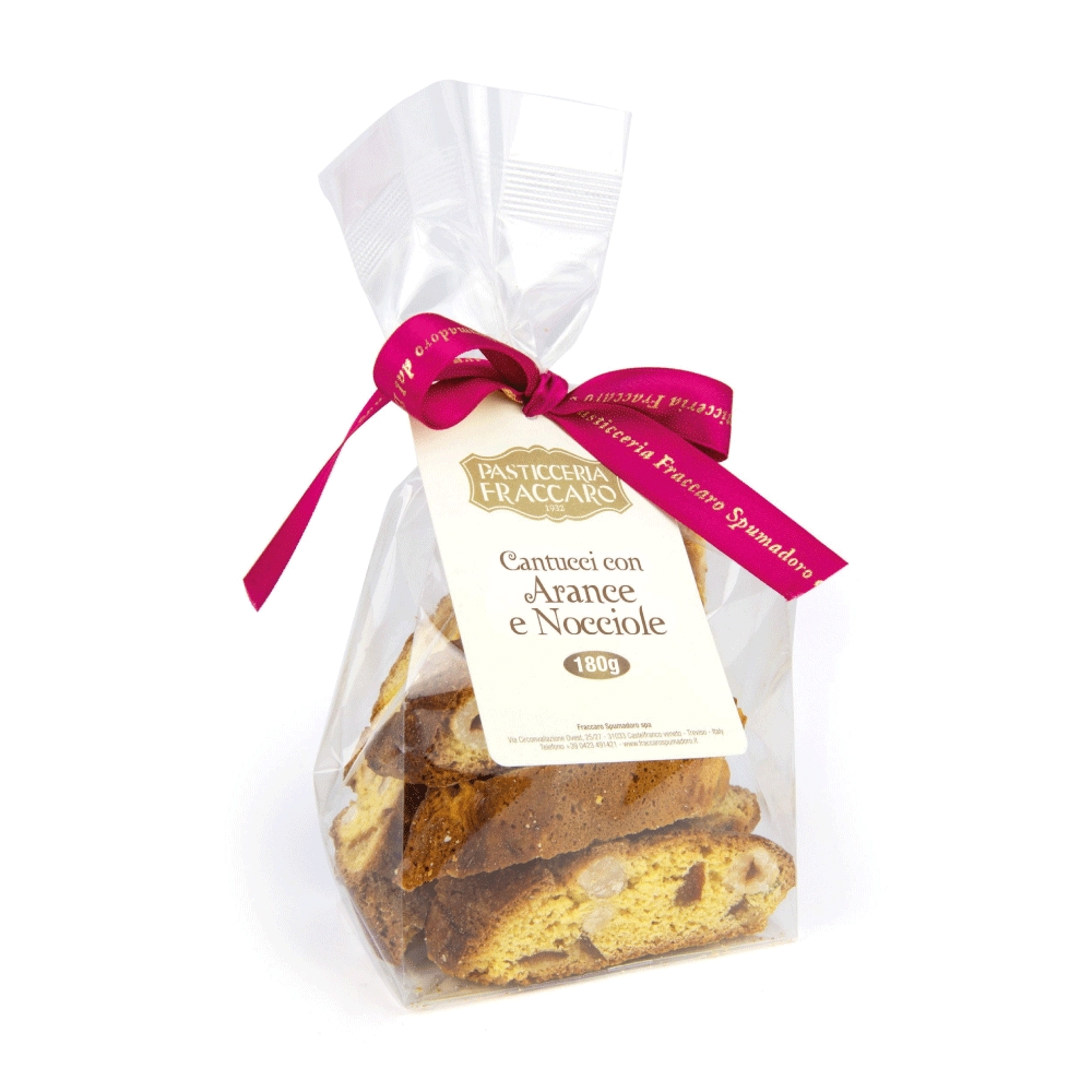 Pasticceria Fraccaro - Cantucci with Orange and Hazelnut - Pastry - Fraccaro Spumadoro