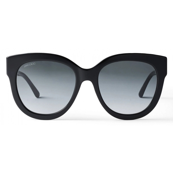 jimmy choo black glitter sunglasses