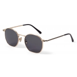 Jimmy Choo - Clive - Rose Gold Metal Oval-Frame Sunglasses - Jimmy Choo Eyewear