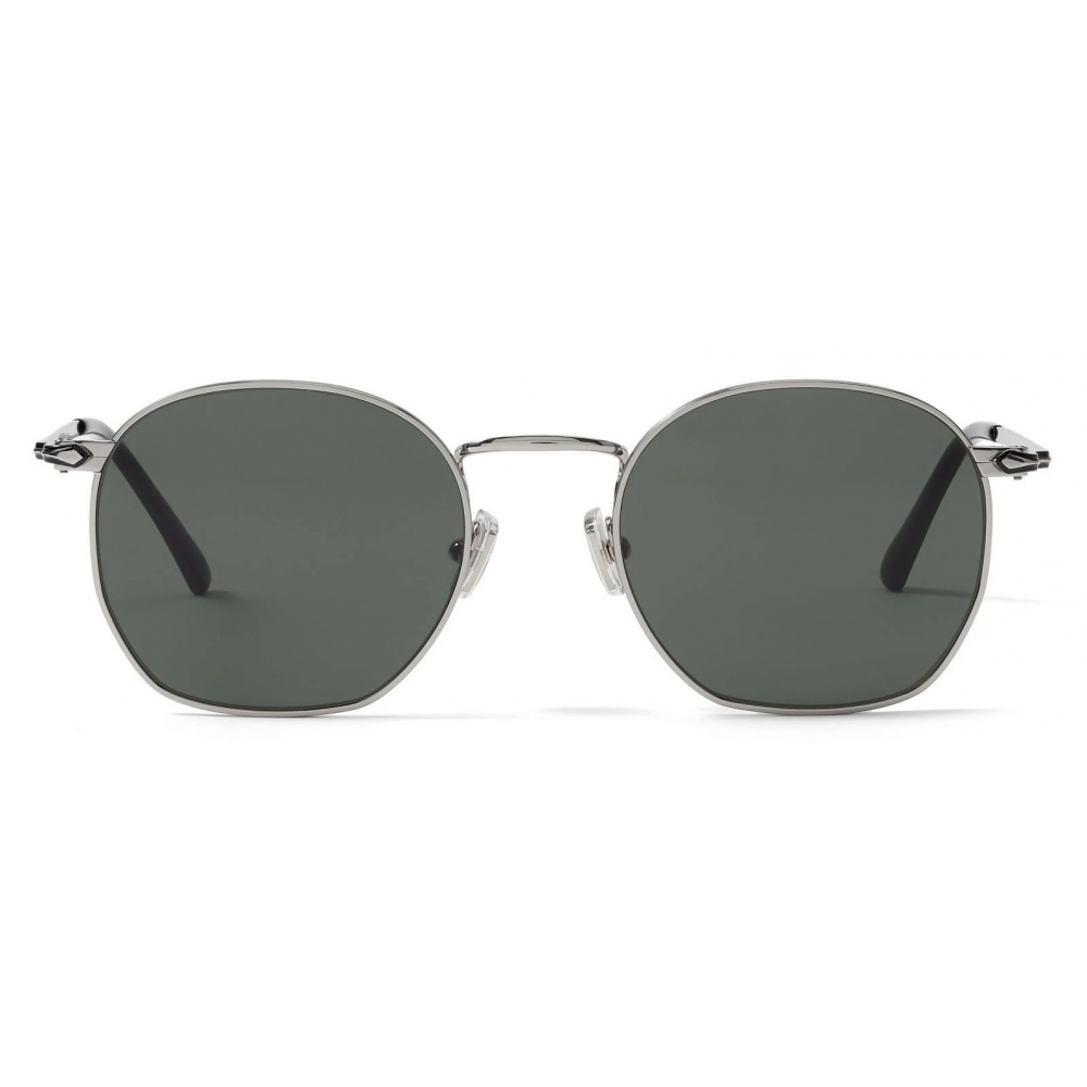 Jimmy Choo - Clive - Palladium Metal Oval-Frame Sunglasses - Jimmy Choo Eyewear