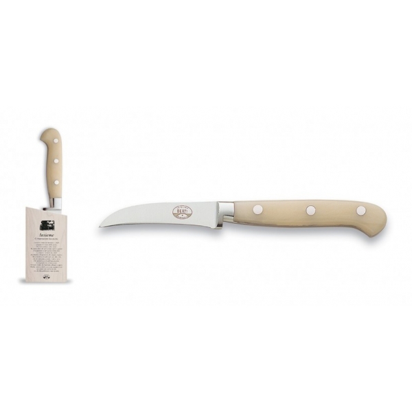 Coltellerie Berti - 1895 - Curved Paring Knife Set - N. 9906 - Exclusive Artisan Knives - Handmade in Italy