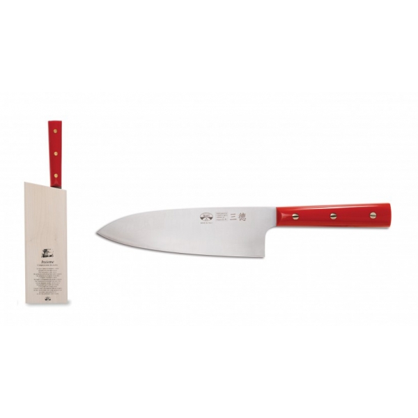 Coltellerie Berti - 1895 - Santoku Knife Set - N. 93230 - Exclusive Artisan Knives - Handmade in Italy