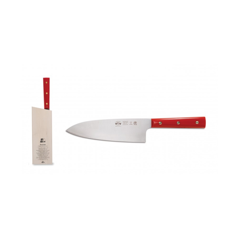 Coltellerie Berti - 1895 - Santoku Knife Set - N. 93230 - Exclusive Artisan Knives - Handmade in Italy