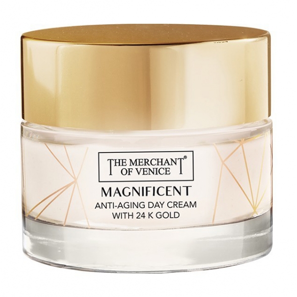 The Merchant of Venice - Magnificent Crema Giorno Idratante Anti-Ageing con Oro 24K - Cosmetici Luxury Veneziani - 50 ml