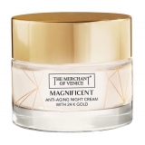 The Merchant of Venice - Magnificent Crema Notte Nutriente Anti-Ageing con Oro 24K - Cosmetici Luxury Veneziani - 50 ml