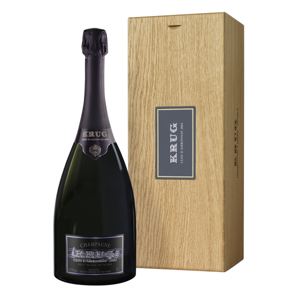 Krug Champagne - Clos d'Ambonnay - 2002 - Wood Box - Pinot Noir - Luxury Limited Edition - 750 ml