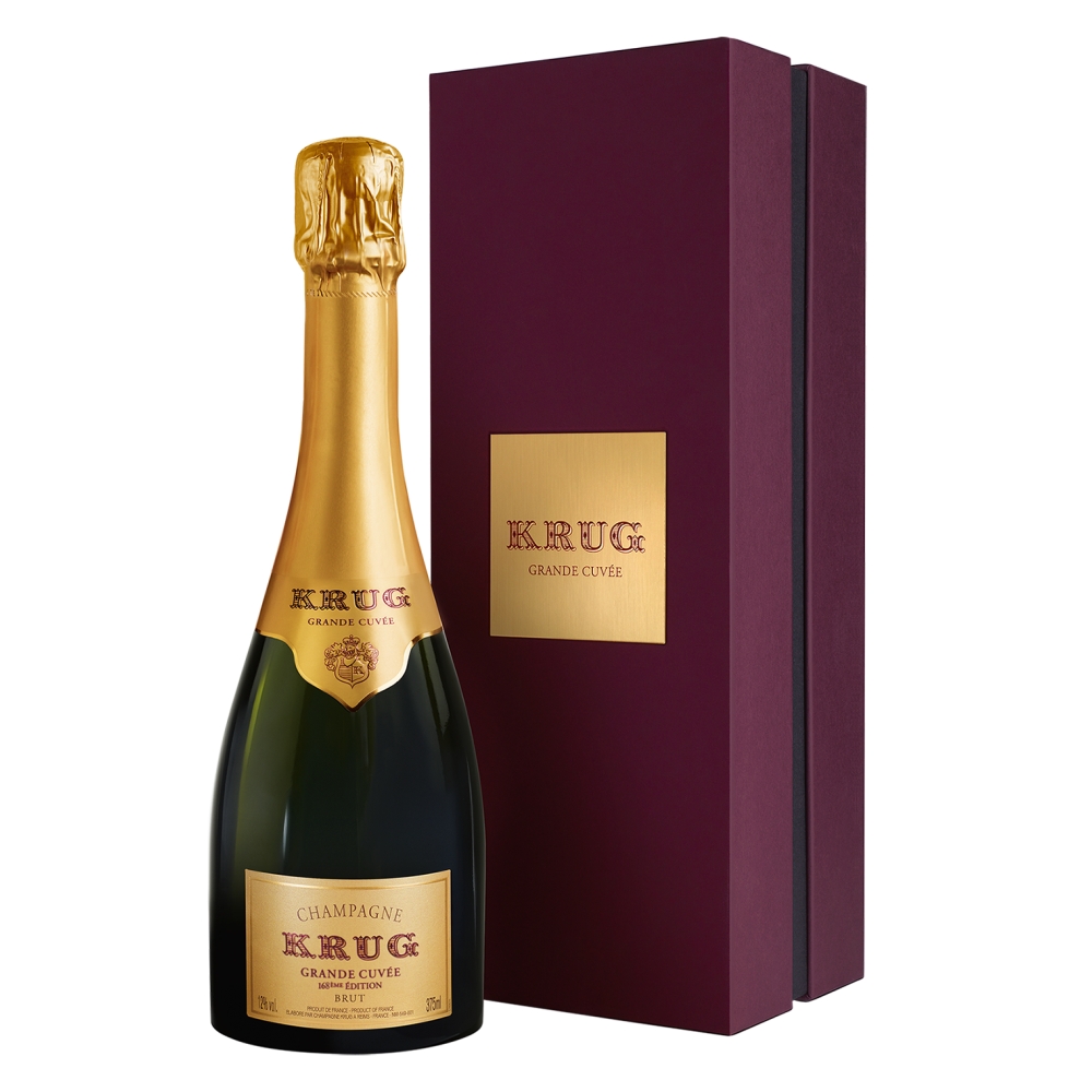 Krug Champagne - Grande Cuvée - Half - Gift Box - Pinot Noir - Luxury Limited Edition - 375 ml