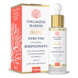 Optima Naturals - Collagene Marino Drops Viso - Trattamento Anti Ageing Bio - Effetto Lifting Naturale