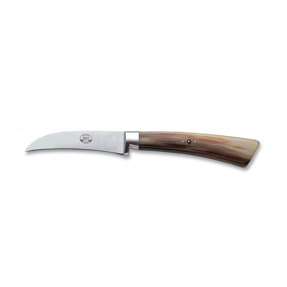 Coltellerie Berti - 1895 - Curved Paring Knife - N. 216 - Exclusive Artisan Knives - Handmade in Italy