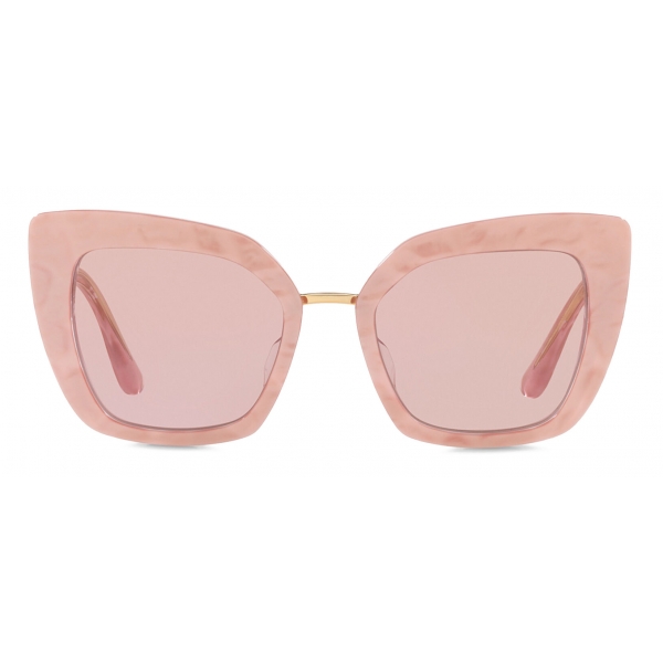 Dolce & Gabbana - Devotion Sunglasses - Pink  Mother of Pearl - Dolce & Gabbana Eyewear