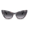 Dolce & Gabbana - Occhiale da Sole Print Family - Stampa Tweed - Dolce & Gabbana Eyewear