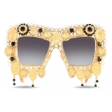 Dolce & Gabbana - Occhiale da Sole Devotion - Oro - Dolce & Gabbana Eyewear