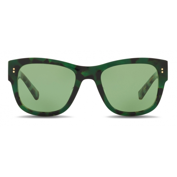 Dolce & Gabbana - Eccentric Sartorial Sunglasses - Havana Green Blue - Dolce & Gabbana Eyewear