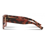 Dolce & Gabbana - Eccentric Sartorial Sunglasses - Havana Brown Pink - Dolce & Gabbana Eyewear