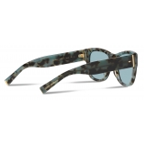 Dolce & Gabbana - Eccentric Sartorial Sunglasses - Havana Blue - Dolce & Gabbana Eyewear