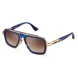 DITA - LXN-EVO - Blue Swirl Gold - DTS403 - Sunglasses - DITA Eyewear