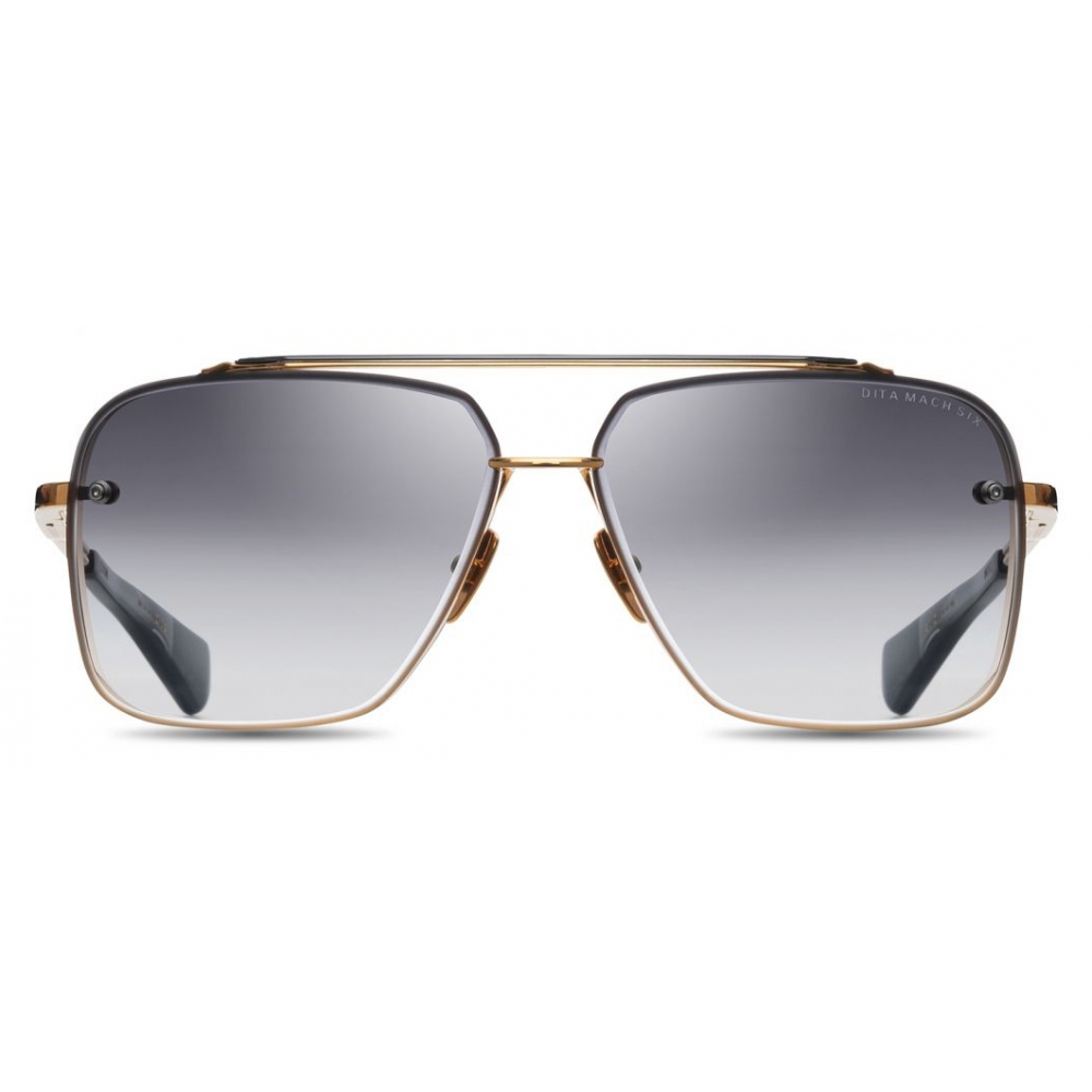 DITA - Mach-Six - Yellow Gold Black - DTS121 - Sunglasses - DITA Eyewear