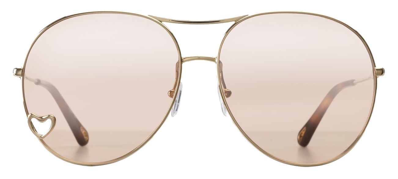 Chloé gold discount jacky aviator glasses