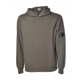 C.P. Company - Hooded Sweatshirt with Logo - Grey - Luxury Exclusive Collection