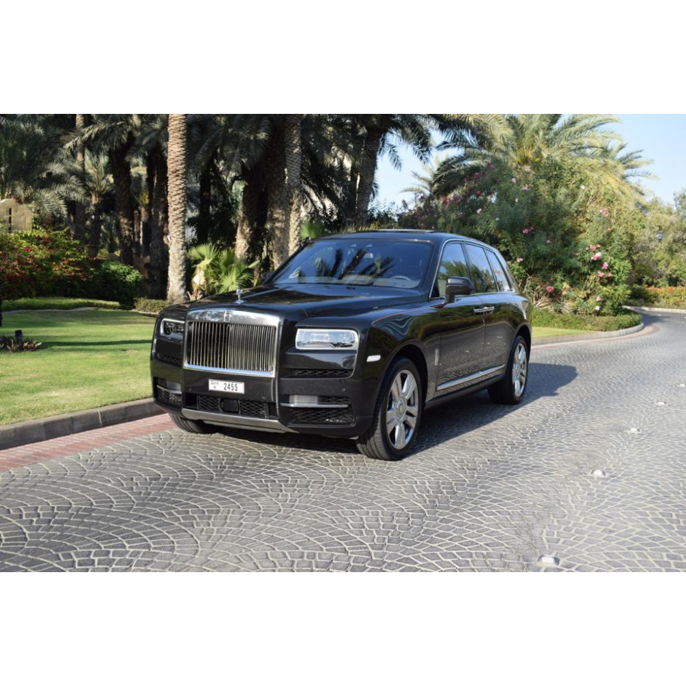 Rent Rolls Royce Cullinan Black Badge Dubai  Luxury SUV Rental  Speedy  Drive Car Rental