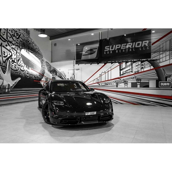 Superior Car Rental - Porsche Taycan Turbo - Exclusive Luxury Rent