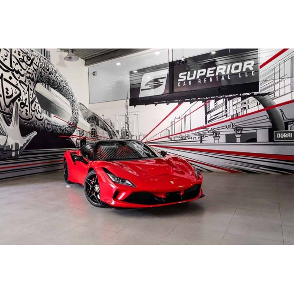 Superior Car Rental - Ferrari F8 Spider - Rosso - Exclusive Luxury Rent