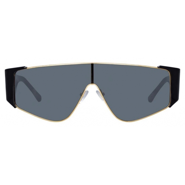 The Attico - The Attico Carlijn Shield Sunglasses in Black - ATTICO2C1SUN - The Attico Eyewear by Linda Farrow