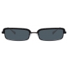 The Attico - The Attico Dana Rectangular Sunglasses in Black - ATTICO5C1SUN - The Attico Eyewear by Linda Farrow