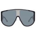 The Attico - The Attico Dana Iman Shield Sunglasses in Black - ATTICO1C1SUN - The Attico Eyewear by Linda Farrow