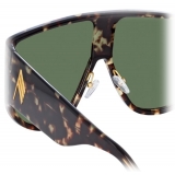 The Attico - The Attico Dana Iman Shield Sunglasses in Tortoiseshell - ATTICO1C2SUN - The Attico Eyewear by Linda Farrow