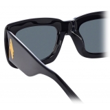 The Attico - The Attico Marfa Rectangular Sunglasses in Black - ATTICO3C1SUN - The Attico Eyewear by Linda Farrow